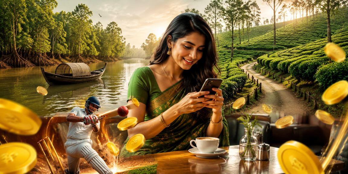 সুন্দরবনের পাশে বাংলাদেশের ক্রিকেট বাজির স্থানীয় দৃশ্য
